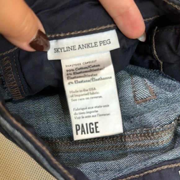 Paige jeans skyline ankle peg size 27 - Picture 6 of 7